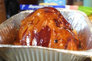 Smoked ham with citrus glaze