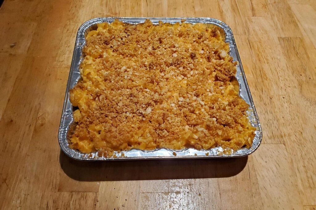 Finished Mac and Cheese
